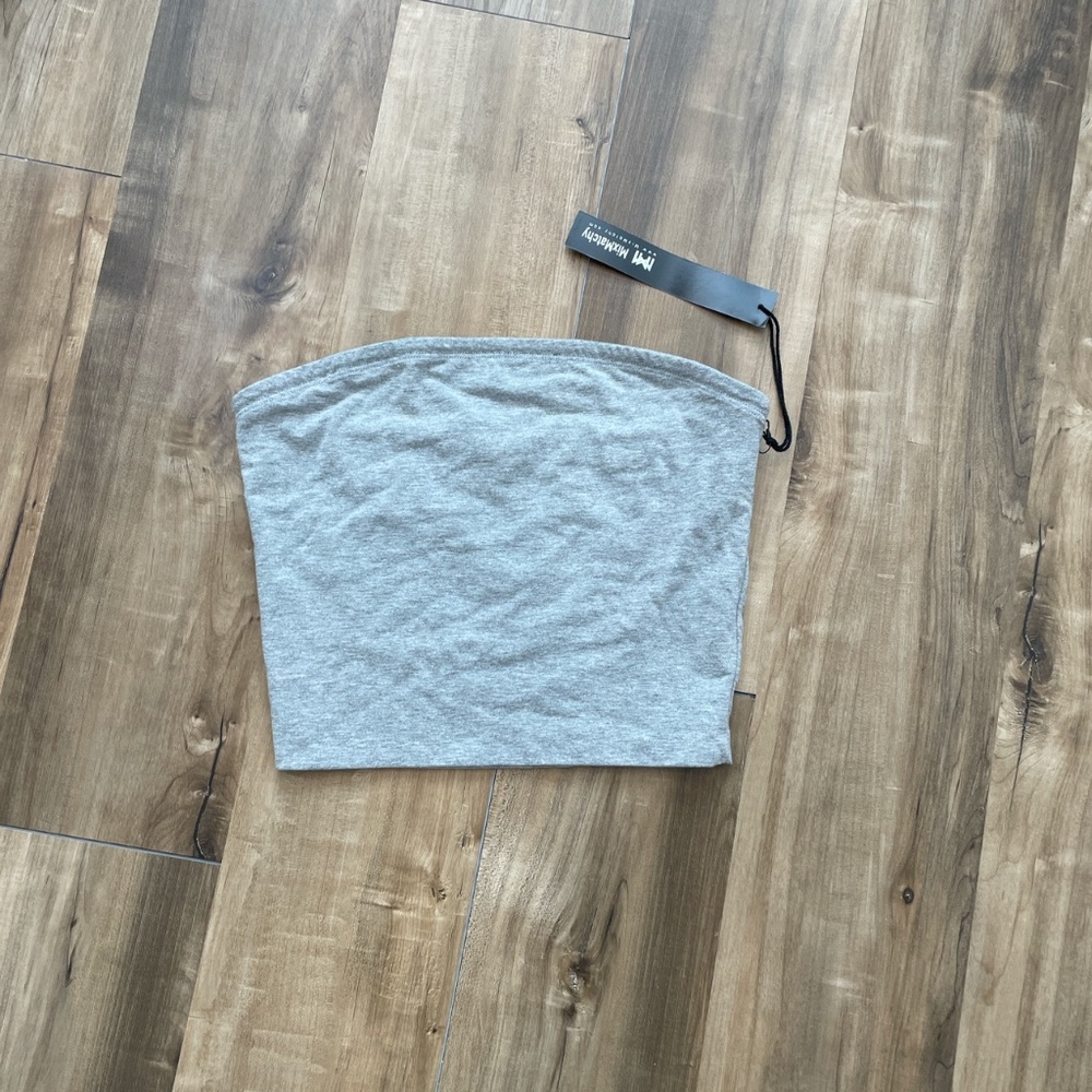 MixMatchy New With Tags Grey Tube Top Size S